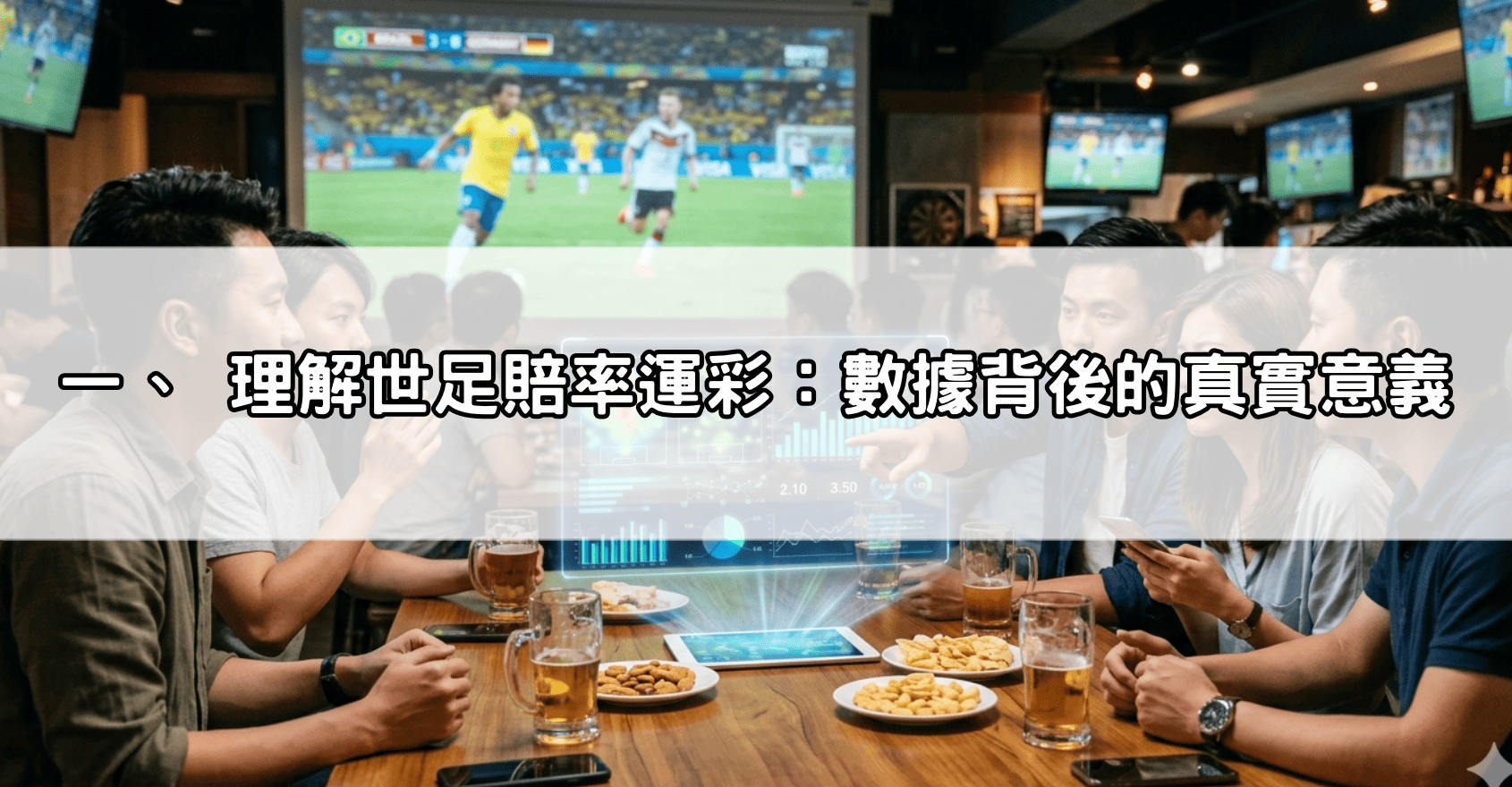 一、 理解世足賠率運彩：數據背後的真實意義