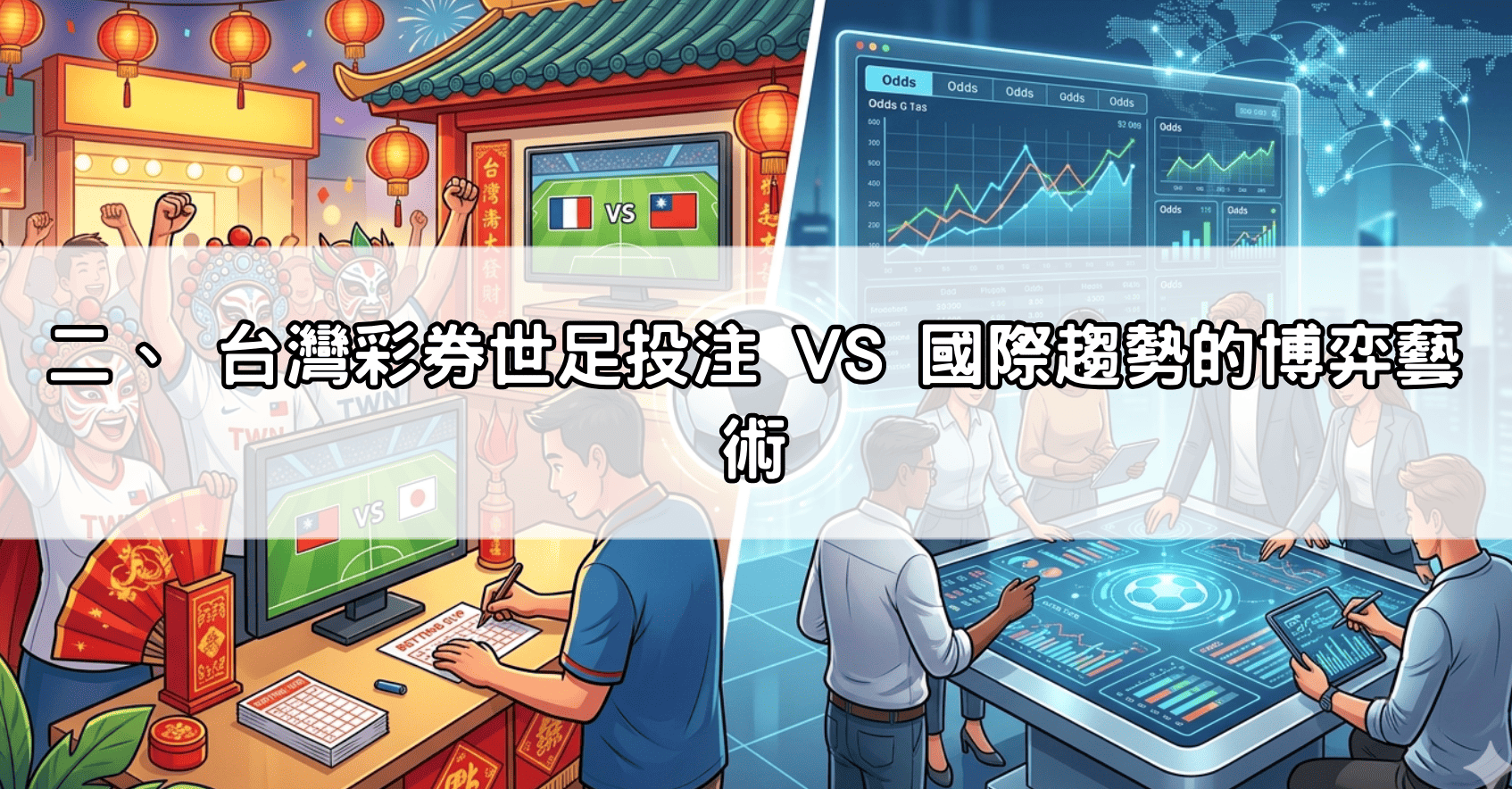 二、 台灣彩券世足投注 VS 國際趨勢的博弈藝術
